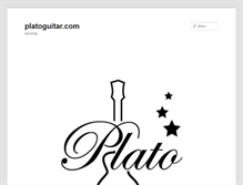 Tablet Screenshot of platoguitar.com